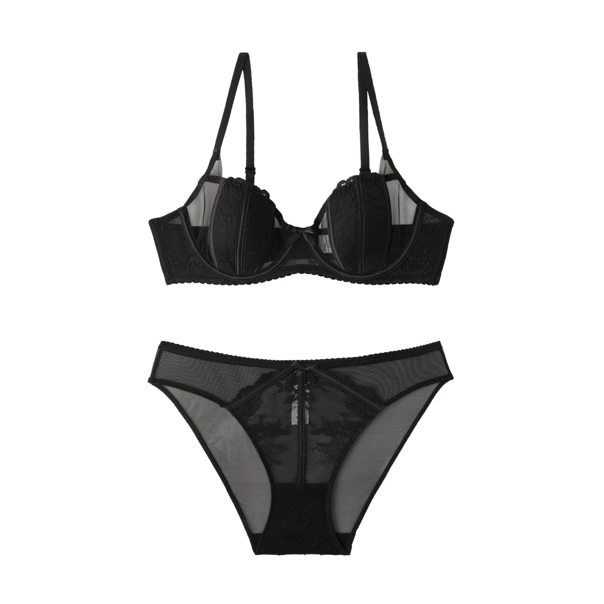Women's Lightly Padded Wire Free Bra Panty Lingerie Set for Girl's Combo (Pack of 6) | L-166