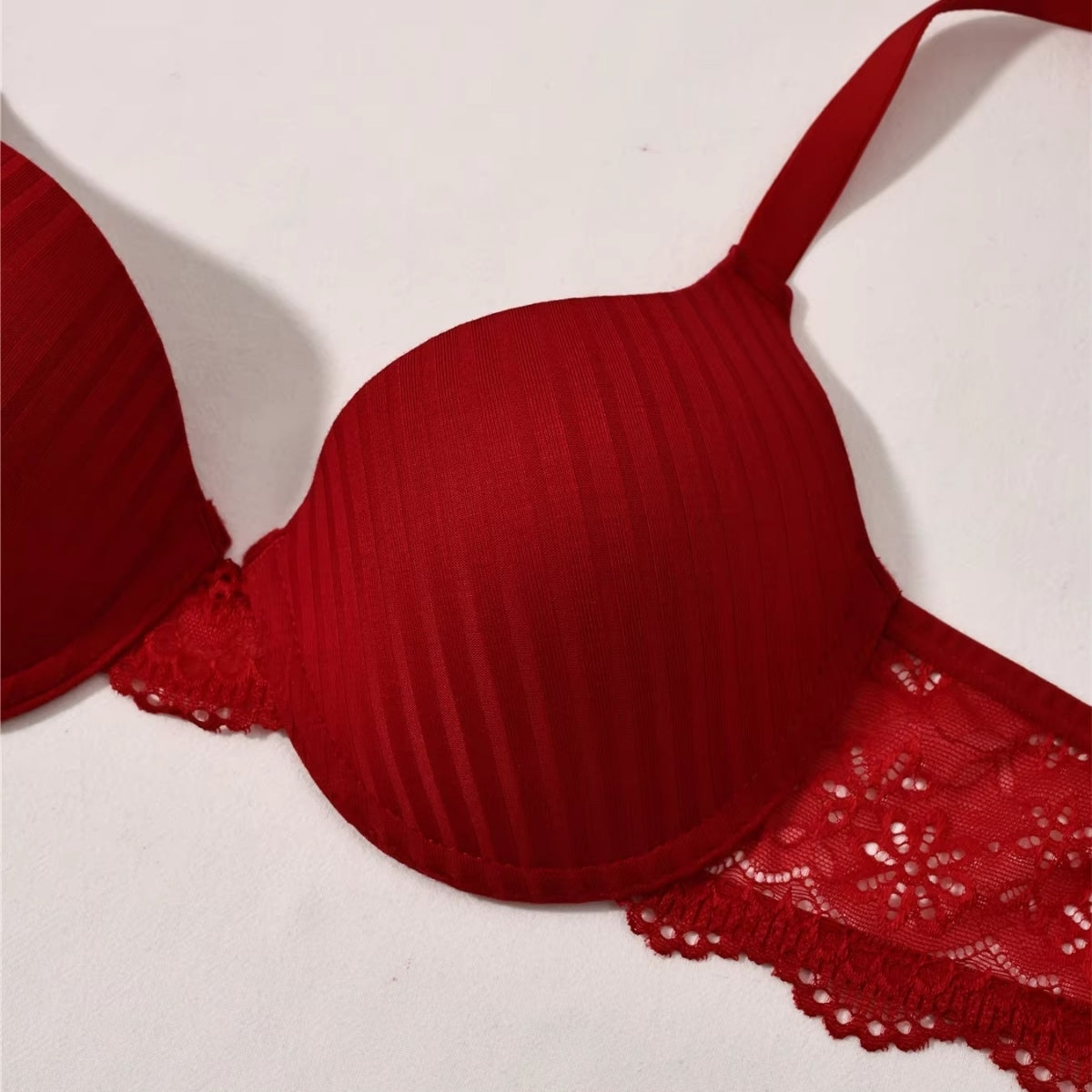 Women's Lightly Padded Wire Free Bra Panty Lingerie Set for Girl's Combo (Pack of 6) | L-149