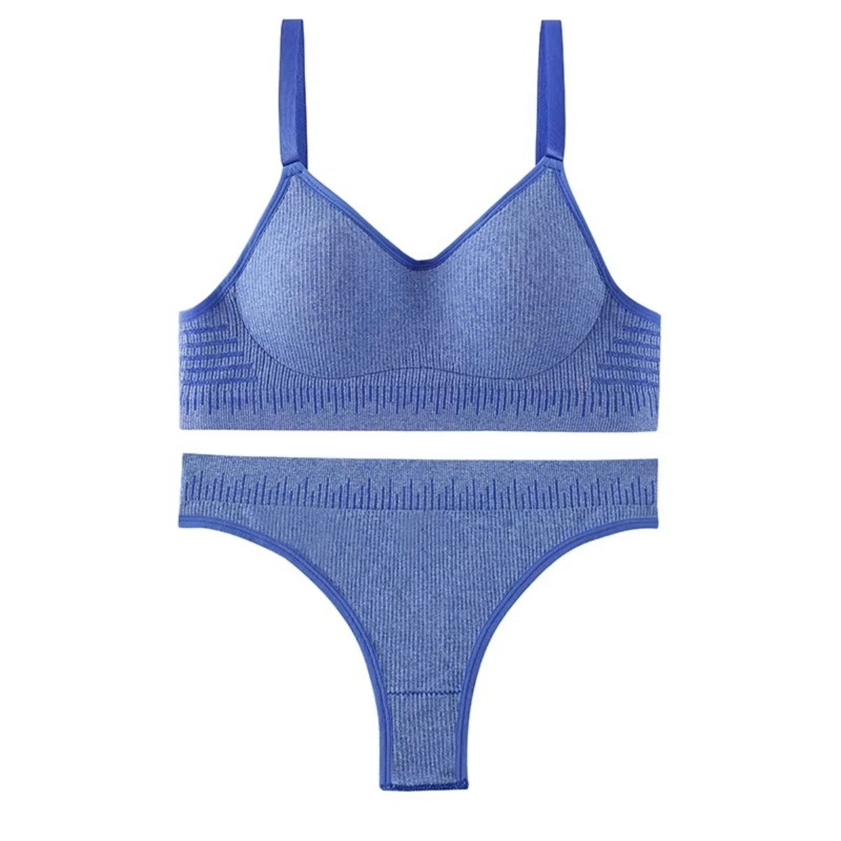 Women's Lightly Padded Wire Free Bra Panty Lingerie Set for Girl's Combo (Pack of 6) | L-152