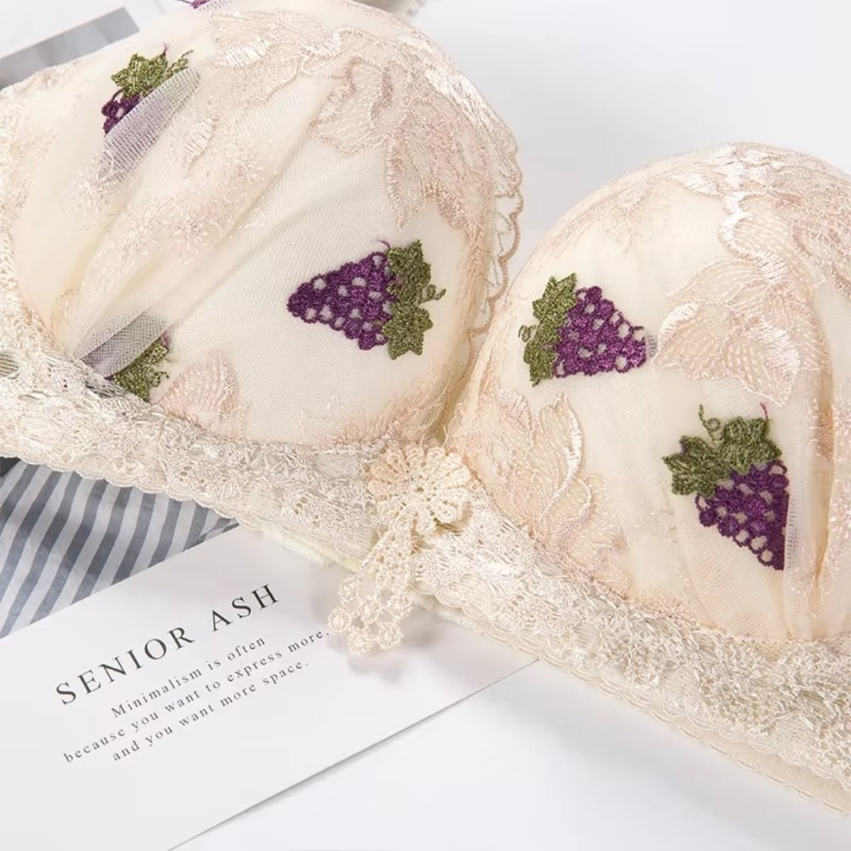 Women's Lightly Padded Wire Free Bra Panty Lingerie Set for Girl's Combo (Pack of 6 ) | L-157