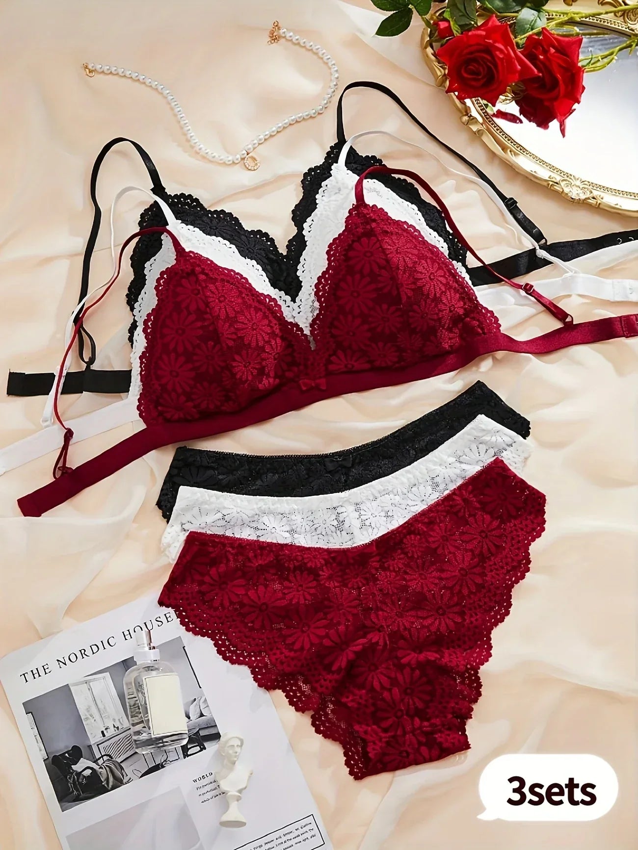 Combo Of 6 Bra & panties Sets imported | BP-37