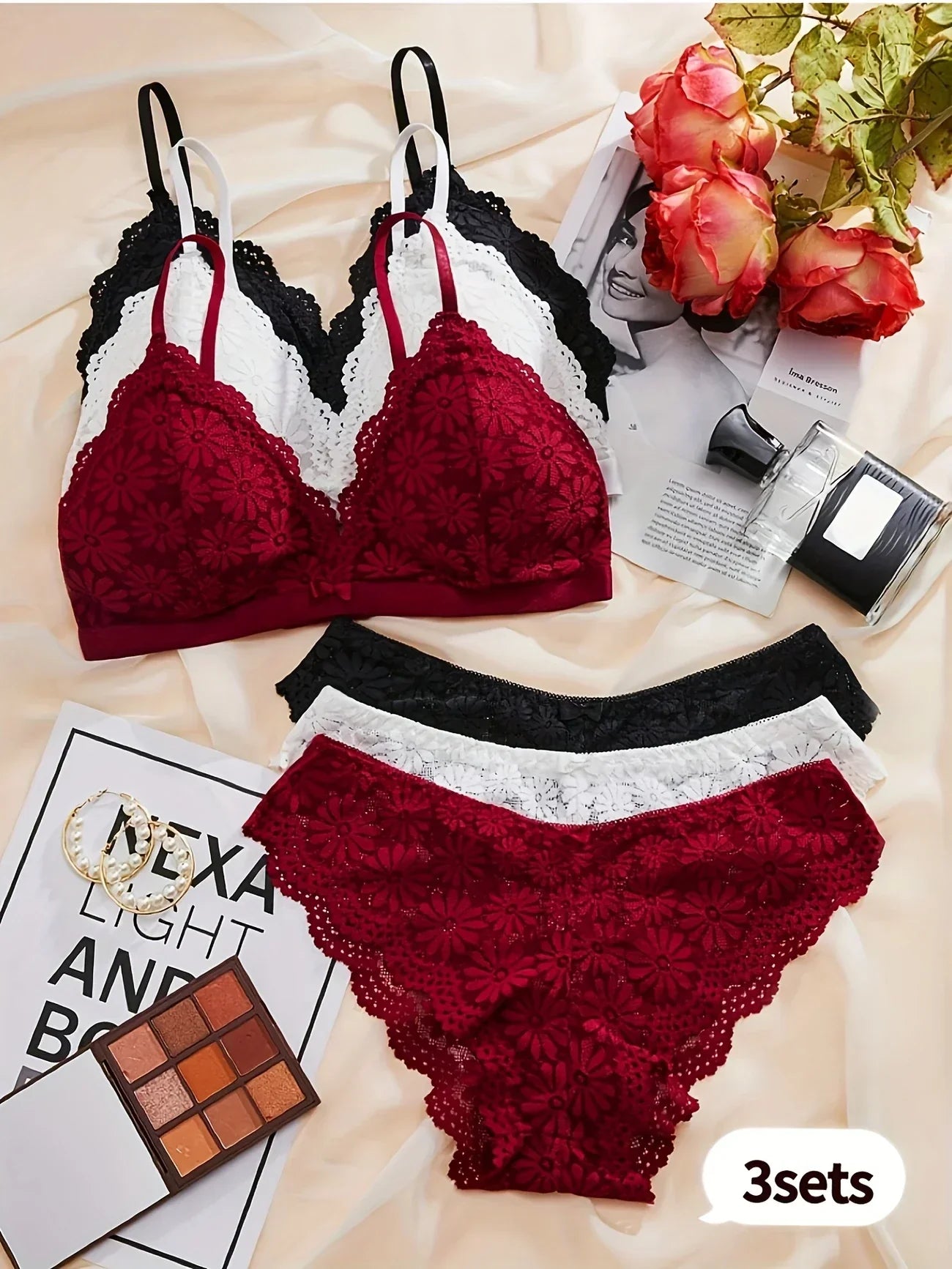 Combo Of 6 Bra & panties Sets imported | BP-37
